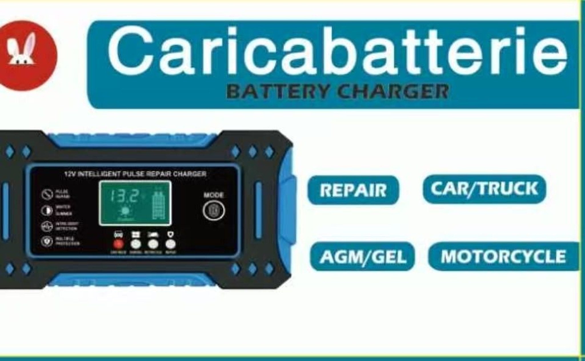 Încărcător inteligent cu impulsuri pentru baterii de 12 V