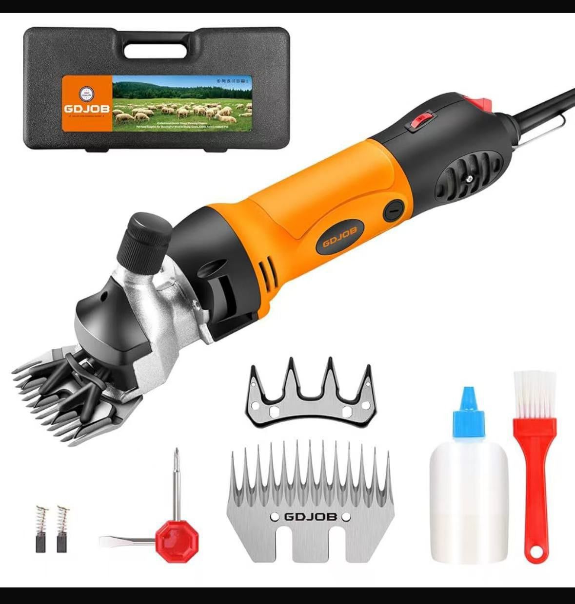 Set electric GDJOB pentru tuns oi și animale